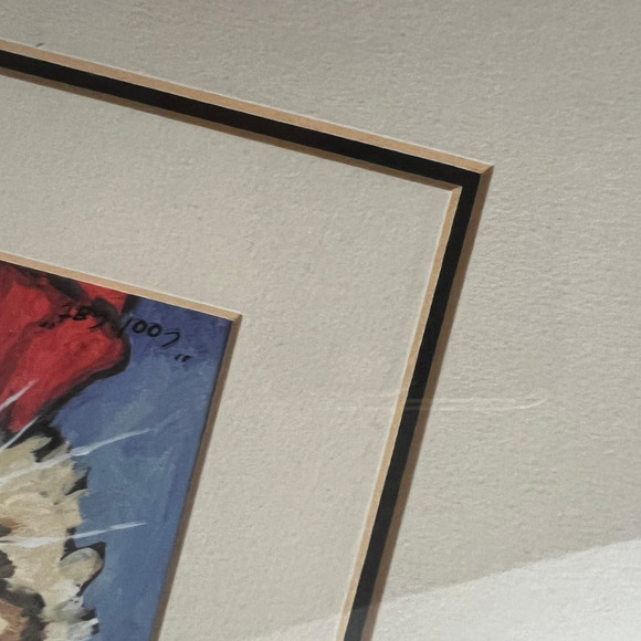 "Cool Cat", Framed Print of Cat by Joy Campbell - Picture 4 of 5